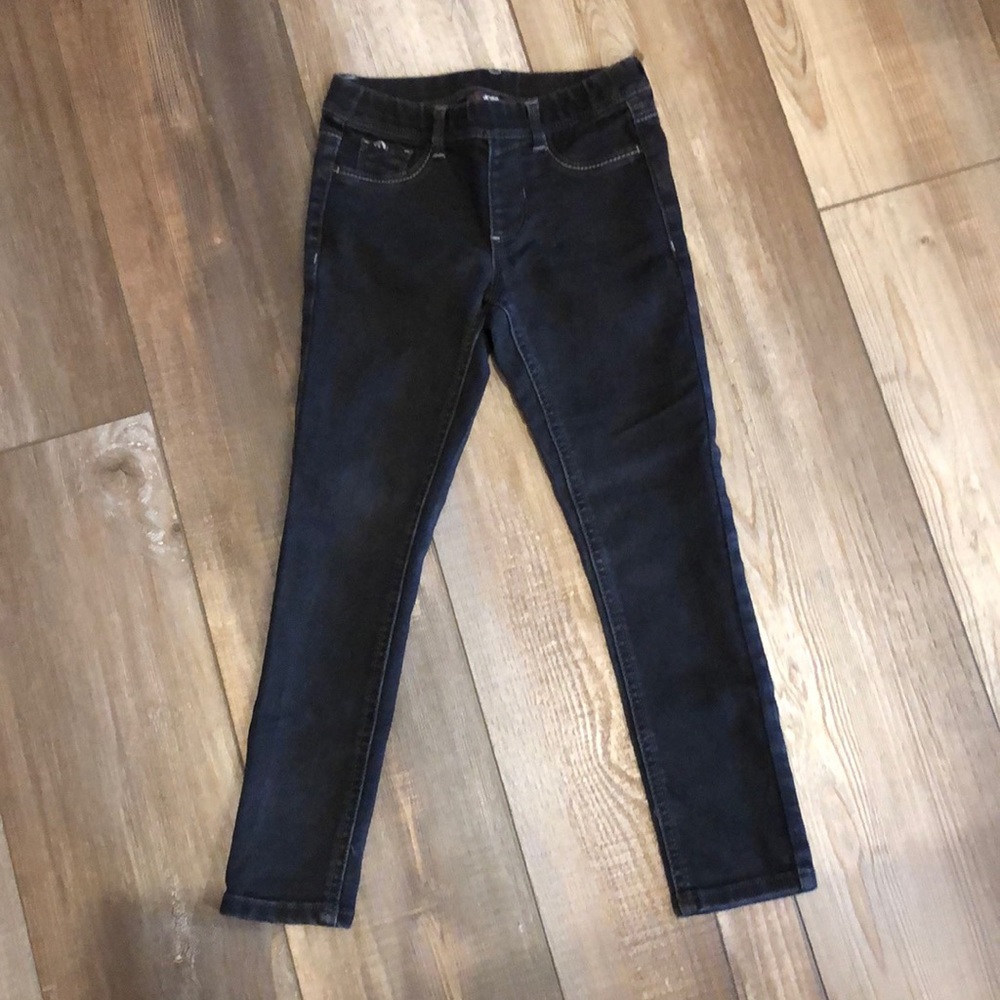 Girls black jeggings